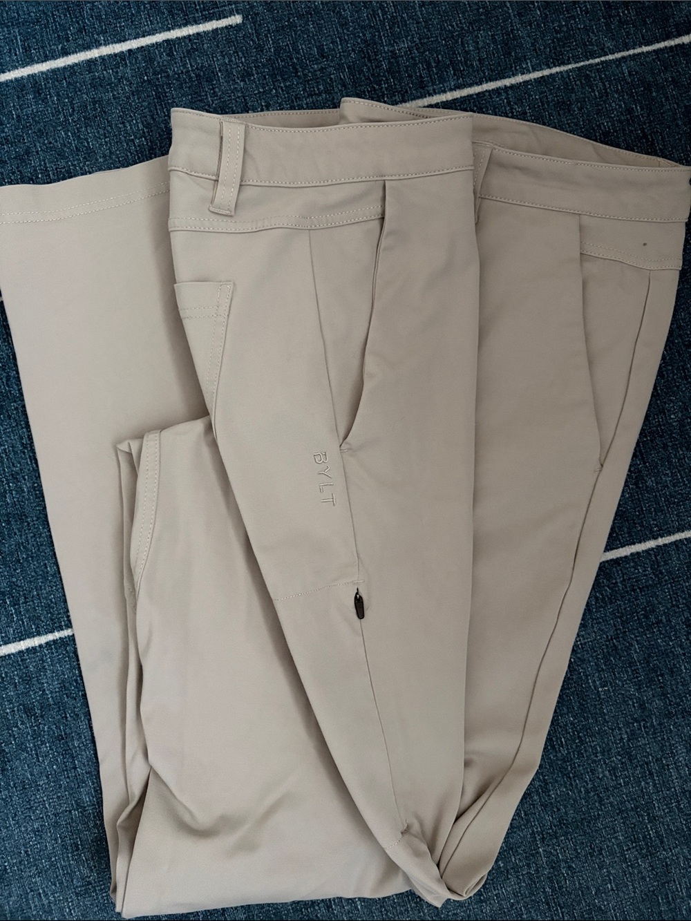 BYLT Men’s Performance Stretch Pants — Beige